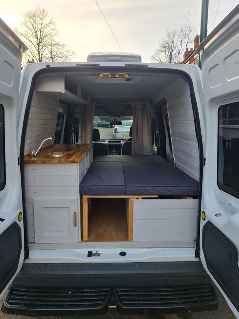 Flick the off grid micro camper ⋆ Quirky Campers Delica Van Campers, Micro Camper With Bathroom, Kei Van Camper, Micro Camper Van Layouts, Microcamper Interior, Micro Camper Kitchen, Small Campervan Conversions, Micro Camper Conversion, Small Camper Van Interior Ideas