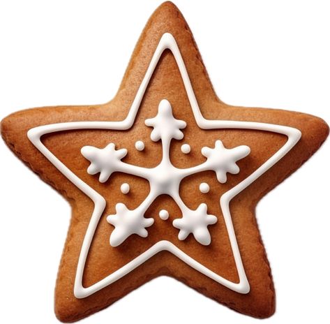 Gingerbread Star Cookies, Decorating Star Cookies, Star Gingerbread Cookies, Christmas Cookie Shapes, Christmas Cookies Star, Star Christmas Cookies, Gingerbread Stars, Christmas Emojis, Tiki Christmas