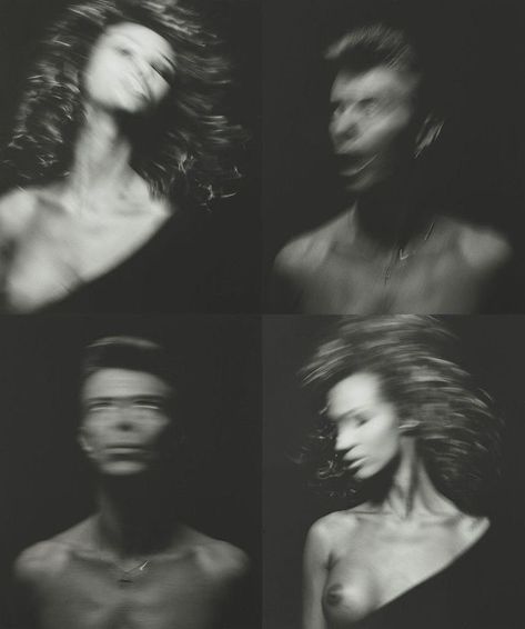 David And Iman, David Bowie And Iman, Bowie And Iman, Iman Bowie, Iman And David Bowie, 1990s Supermodels, Bowie Starman, John Huston, Glamour Shots