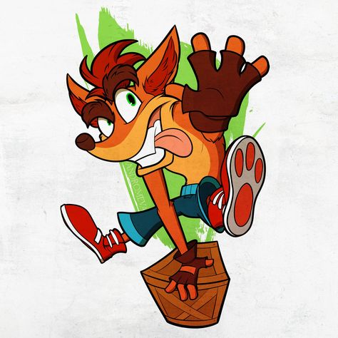 Crash Bandicoot Tattoo, Character Tattoos, Nerd Tattoo, Cartoon Character Tattoos, Spyro The Dragon, Cartoon Tattoos, Crash Bandicoot, Disney Tattoos, Joker And Harley Quinn