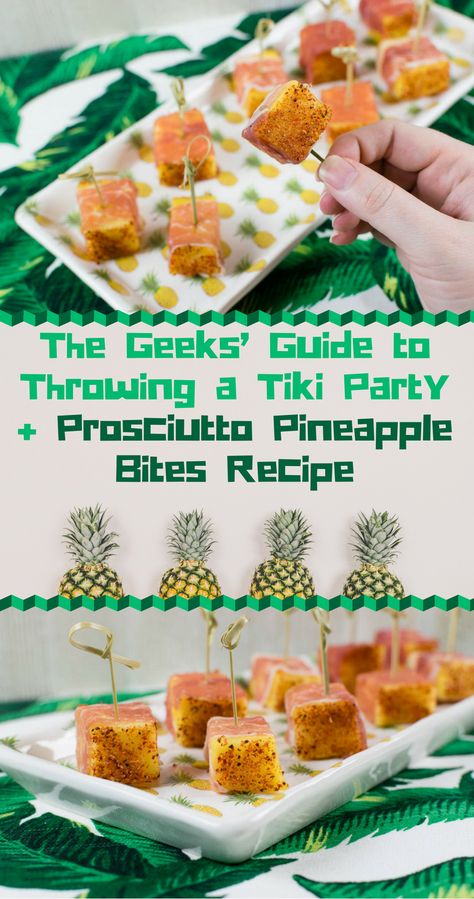 Tiki Recipes, Tiki Party, Party Recipes, Easy Appetizer Recipes, Best Appetizers, Wedding Food, Yummy Appetizers, Appetizers Easy, Food Guide