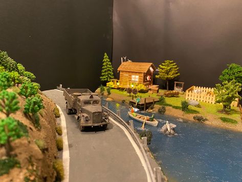 Diorama, Model kit, lake, scalemodel Diorama Ideas, Mountain Village, Ho Scale, Lake Tahoe, Model Kit, Lake, Quick Saves, Art