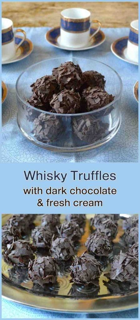 Whisky Truffles, Alcohol Candy, Coffee Homemade, Feel Good Food, Truffle Recipe, Fresh Cream, Simple Recipes, Chocolate Truffles, Winter Food