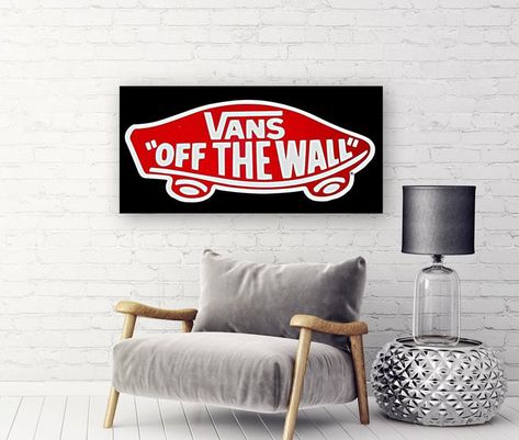 VANS Off The Wall Poster Surfing/ Skateboarding | Etsy Lover Wall Art, Baseball Posters, Retro Baseball, Baseball Art, Poster Classic, Sports Lover, Vans Off The Wall, Vintage Baseball, Poster Retro