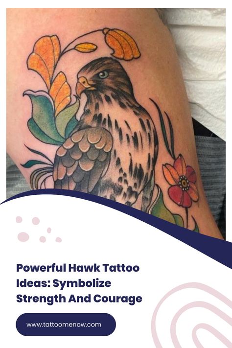 Powerful Hawk Tattoo Ideas: Symbolize Strength and Courage Hawk Tattoos, Hawk Tattoo, Tattoo Me, Bird Of Prey, Modern Tattoos, Line Work Tattoo, Symbolic Tattoos, Spiritual Connection, Tattoo Style