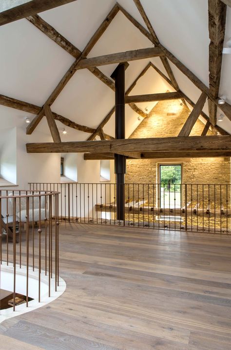 Small Barn Conversion Interiors, Stone Barn Conversion, Charlotte Holmes, Barn Interior Design, Rogue Design, Converted Barn Homes, Barn House Conversion, Barn Conversion Interiors, Stone Staircase