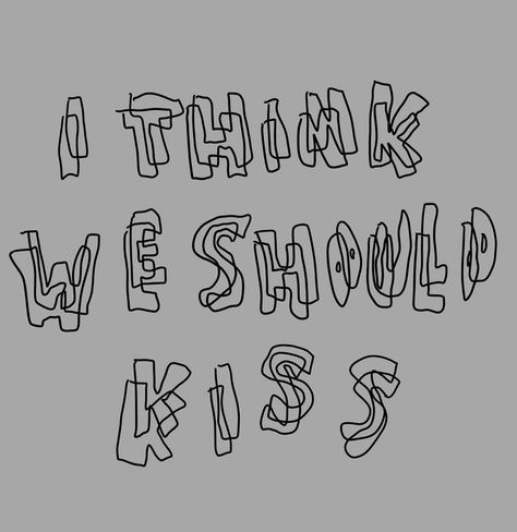 We Should Kiss, Kiss Poster, Diy Prints, Arabic Calligraphy, Kiss, Math Equations, Quotes