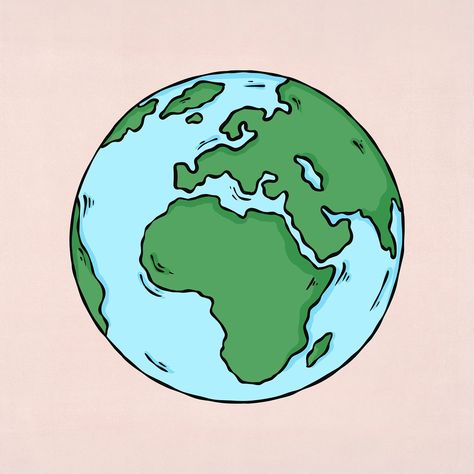 Continents on planet earth psd | free image by rawpixel.com / Noon Aesthetic Earth, Earth Drawing, Aesthetic Drawings, Earth Planet, Planet Earth, The Earth, Globe, Drawings