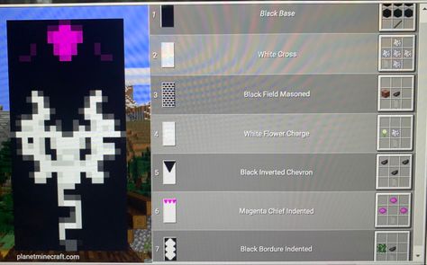 Butterfly Banner Minecraft, Pirate Banner Minecraft, Halloween Banner Minecraft, Minecraft Banner Patterns Step By Step, Minecraft Bedrock Banner Designs, Cat Banner Minecraft, Dragon Banner Minecraft, Minecraft Banners Designs, Banner Ideas Minecraft