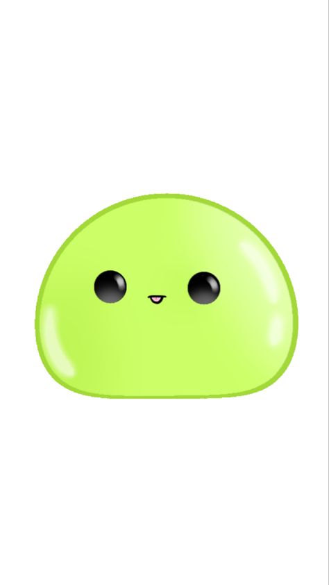 Green Cute Drawing, Slime Illustration, Blob Character, Slime Character, Lionel Messi Fc Barcelona, Slime Shops, Green Cute, Cute Drawing, Creature Drawings