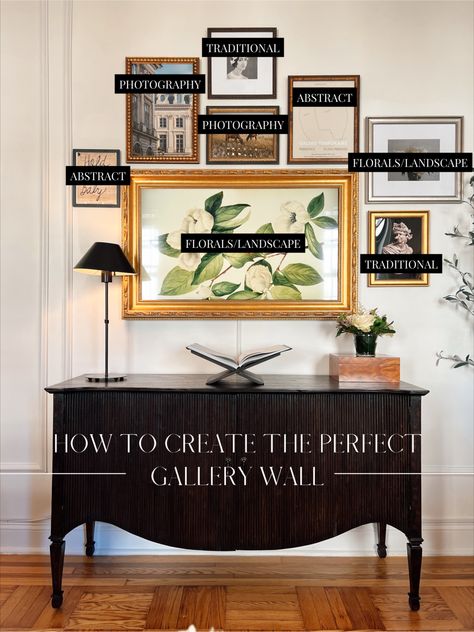 How to Create the Perfect Gallery Wall • The Page Edit Page Edit, Tv Gallery Wall, Office Gallery Wall, Vintage Home Office, Gallery Wall Layout, Perfect Gallery Wall, Gallery Wall Inspiration, Gallery Wall Living Room, Wall Door