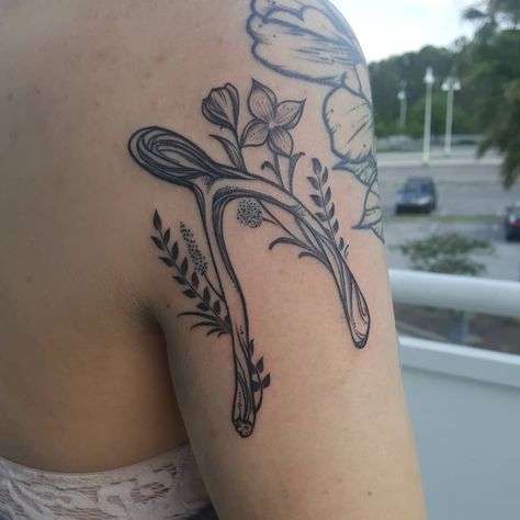 Wishing Bone Tattoo, Wish Bone Tattoo, Wishbone Tattoo, Wish Bone, Ink Therapy, Bone Tattoo, Girl Arm Tattoos, Bone Tattoos, Friday 13th