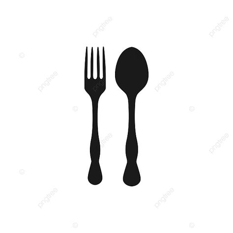 Spoon And Fork Logo, Fork Clipart, Spoon Clipart, Kitchen Vector, Vector Kitchen, Sendok Dan Garpu, Fork Spoon Knife, White Restaurant, Watercolor Circles