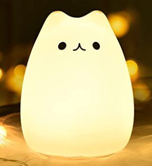 Cat Nightlight, Silicone Lamp, Night Lights For Kids, Lamp Cute, Cat Night, Bedroom Cute, Cat Lamp, Christmas Kitty, Cat Light