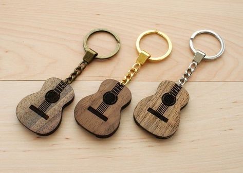 Guitar Teacher Gifts, Keychain Box, Pick Guitar, Guitar Wood, Wood Guitar Pick, Guitar Pick Holder, Keychain Svg, Wood Guitar, Wood Jewelery