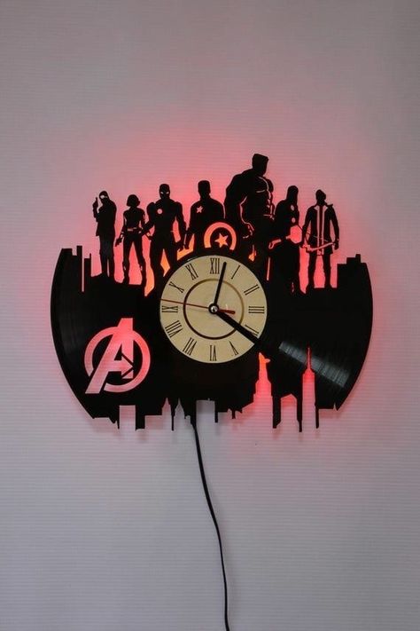 Avengers Room Decor, Marvel Decor, Marvel Bedroom, Avengers Room, Marvel Room, Marvel Jewelry, Decorate Home, Marvel Wall, Marvel Gifts