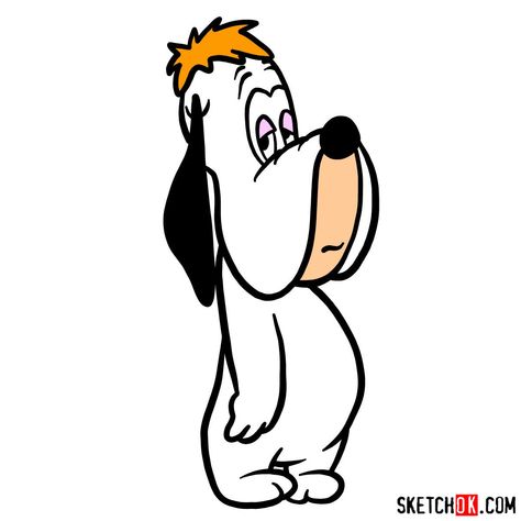 How to draw Droopy Dog - Step by step drawing tutorials Droopy Cartoon, Dog Photo Ideas, Joker Drawings, Custom Pet Painting, Dog Canvas Art, Cartoon Eyes, Animation Art Sketches, Classic Cartoon Characters, Vintage Drawing