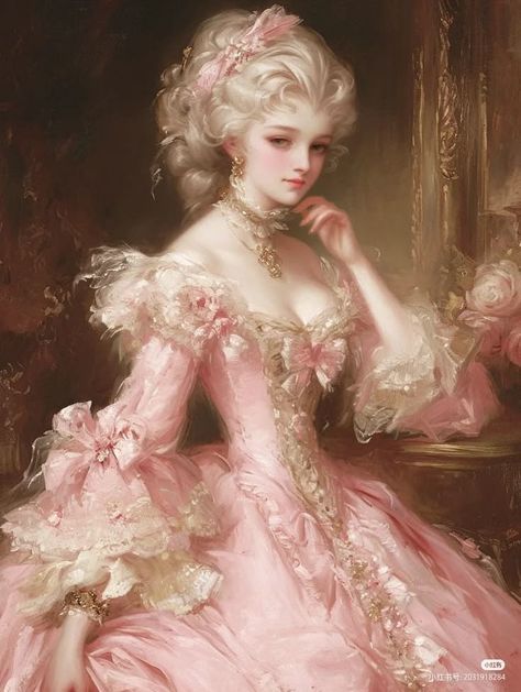 Victorian Era Aesthetic, Aphrodite Aesthetic, Pink Wallpaper Girly, Dress Painting, Rennaissance Art, Princess Pictures, Princess Core, Classy Aesthetic, Aesthetic Style