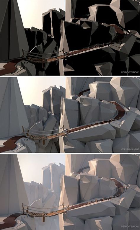 Low Poly Environment, Game Level Design, Idle Game, Low Poly Character, Minecraft Banner Designs, Low Poly Games, Game Environment, Environment Art, Low Poly Art