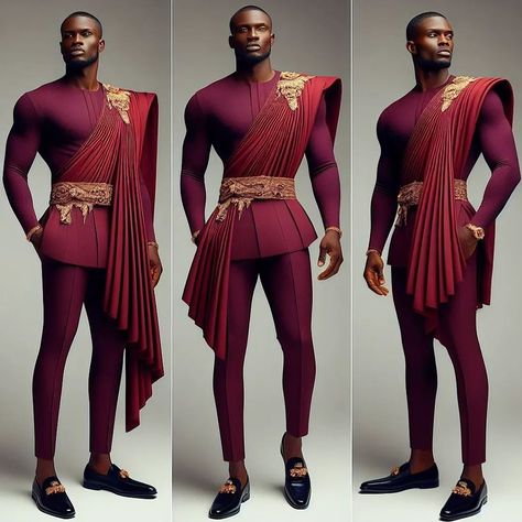 Do you design for men? Here you have it.. stylish and extravagant for the Boss. Own your style 💯💯💯 @gadafitundeednut @houseofvieve Gay Costume, Dresses For Men, Black Outfit Men, African Suit, African Attire For Men, Classy Outfits Men, Wedding Outfit Men, Digital Fashion, Mens Casual Dress Outfits