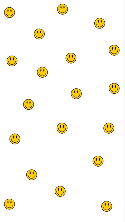 Smiley Face Wallpaper, Smile Illustration, Face Wallpaper, Screen Savers Wallpapers, Cute Simple Wallpapers, Phone Wallpaper Patterns, Phone Wallpaper Design, Smiley Faces, Iphone Background Wallpaper