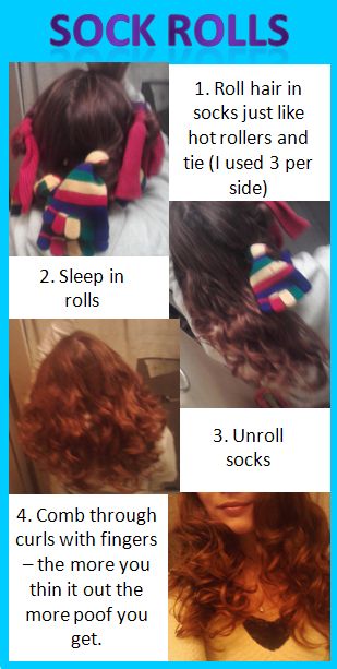 I found a thing for how to do sock rolls and had to try - this is not touched up with a curling iron or anything. Just from sleeping in socks! I was pleasantly surprised. Curling Techniques, Beauty Is Pain, Roll Hairstyle, Hot Rollers, Hair Curling, For My Mom, Curling Iron, Curled Hairstyles, Hair Health