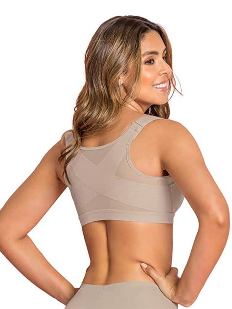 The 23 Best Bras With Back Support to Buy Now | Who What Wear Posture Corrector Bra, Posture Bra, Posture Support, Improve Your Posture, Most Comfortable Bra, Posture Corrector, Post Surgery, Comfortable Bras, Good Posture