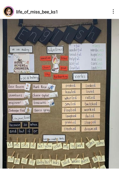 Reading Display Ks1, Year 2 English Display, Year 2 Display Ideas, Phonics Board Display, English Working Wall Year 1, English Display Ks2, Ks1 Continuous Provision Classroom, Phonics Display Ks1, Year 6 Classroom Displays