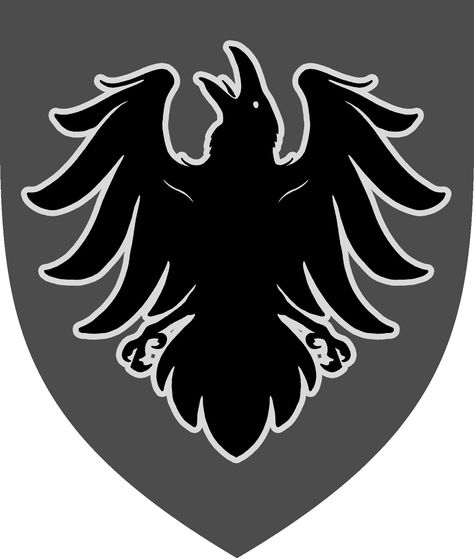 Raven Heraldry 01 #raven #heraldry #ravenheraldry #coatofarms #ink #BW #line #medieval Raven Crest Design, Raven Coat Of Arms, Raven Emblem, Raven Symbol, Raven And Wolf, Heraldry Design, Character Symbols, 7 Tattoo, Eyes Artwork