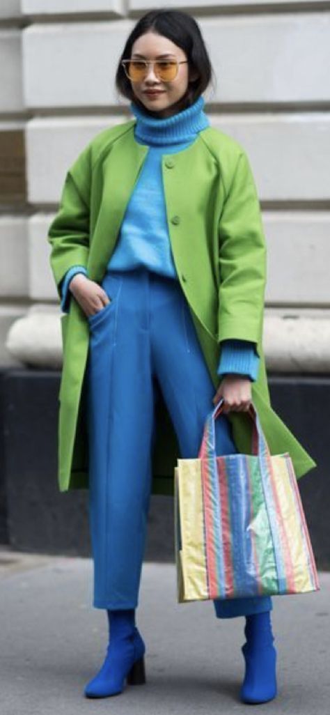 Analogous Outfit, Analogous Color, Analogous Color Scheme, Color Analysis, Street Style Inspiration, Colourful Outfits, Street Chic, Fall Winter Outfits, Colorful Fashion