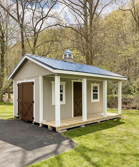 Shipping container sheds