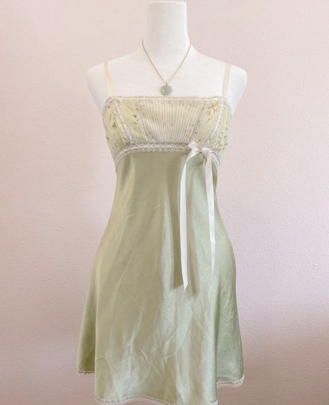 Sage Green Floral, Satin Slip, Really Cute Outfits, Satin Slip Dress, Girly Fashion, Girly Outfits, Dream Dress, Pretty Dresses, Pretty Outfits