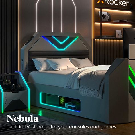 Let the games begin! 🎮 Transform your bedroom into the ultimate gamer’s paradise with our gaming bed range, uncompromised in design and comfort 💫 Gaming Bed, Let The Games Begin, Dreams Beds, The Games, In Design, Paradise, Gaming, Range, Let It Be