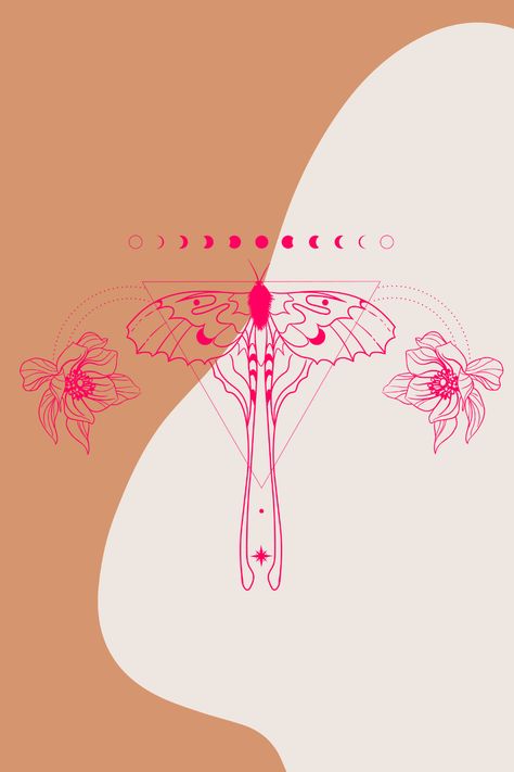 Menstrual Art Paintings, Follicular Phase Aesthetic, Ovaries Tattoo, Menstrual Cycle Aesthetic, Ovary Art, Endo Tattoo, Menstrual Art, Uterus Tattoo, Succubus Tattoo