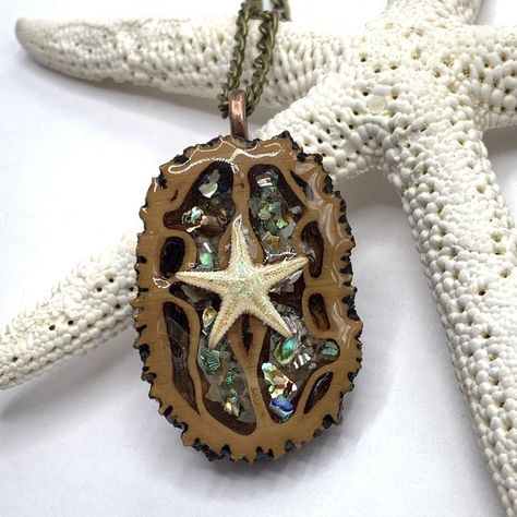 Moon Phase Jewelry, Moon Goddess Necklace, Butterfly Wing Jewelry, Starfish Jewelry, Abalone Shell Necklace, Pumpkin Necklace, Halloween Pendant, Inlay Jewelry, Cosplay Jewelry