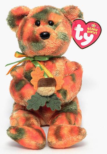 Leaves - Bear - Ty Store Bear Reference, Baby Beenies, Ty Bears, Beanie Bears, Ty Babies, Beanie Baby Bears, Original Beanie Babies, Baby Wishlist, Health Art