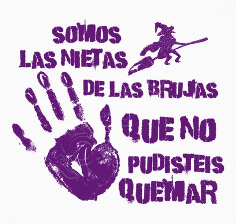 Camiseta Las nietas de las brujas - nº 1802110 - Camisetas latostadora Illustration Photo, Feminist Art, Woman’s Day, Girl Power, Soulmate, Peace Gesture, Okay Gesture, Words Of Wisdom, Witch