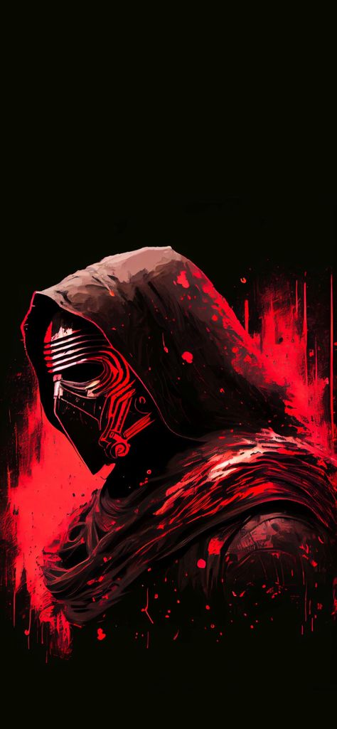 Star Wars Wallpaper Kylo Ren, Star Wars Kylo Ren Wallpaper, Star Wars Sith Wallpaper, Kylo Ren Art, Kylo Ren Wallpaper, Red Widgets, Widget Photos, Darth Vader Lightsaber, Red Wallpapers