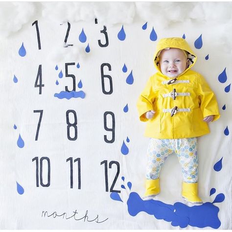 April Showers (3 months) April Showers Baby Photo, April Monthly Baby Picture, Baby Flat Lay, Baby Milestones Pictures, Monthly Baby Pictures, Baby Milestone Photos, Monthly Baby Photos, Milestone Pictures, Monthly Baby