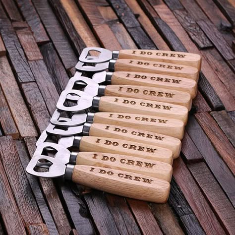 So here it is guys, sometimes you just don’t have to overthink a groomsmen gift. In this day and age of endless options, the consumer world can become a crazy place. Beer Bottle Wedding, Engraved Bottle Opener, Wood Beer, Best Groomsmen Gifts, Wood Bottle Opener, Beer Wedding, Beer Wood, Brewery Wedding, Groomsmen Proposal