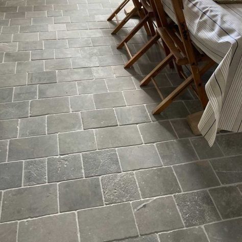 Antique Stone Flooring, Party Planning 101, Limestone Floor Tiles, Limestone Pavers, Mudroom Flooring, Slate Tile Floor, Stone Tile Flooring, Entry Tile, Porch Tile