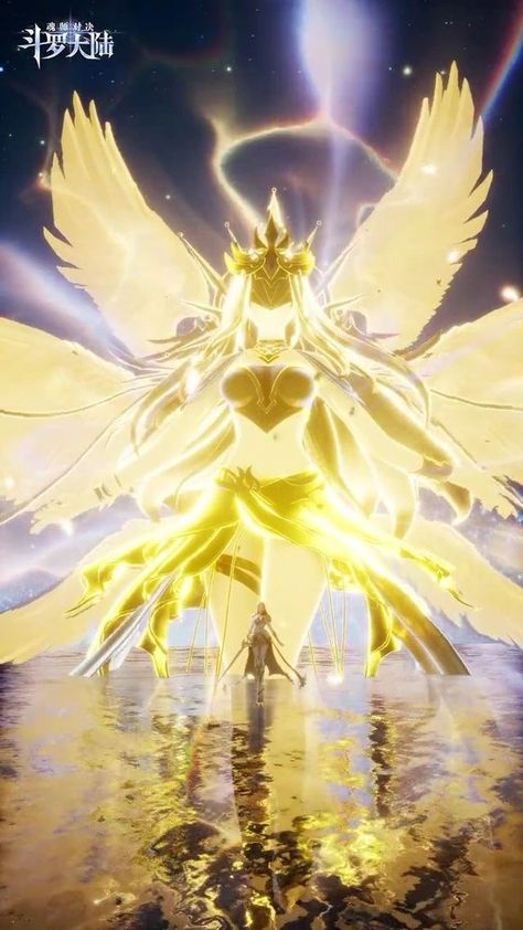 God Of Electricity, Anime Goddess Art, Angel Powers, Anime Goddess, Fire Goddess, Super Powers Art, Heaven Art, Celestial Art, Light Magic