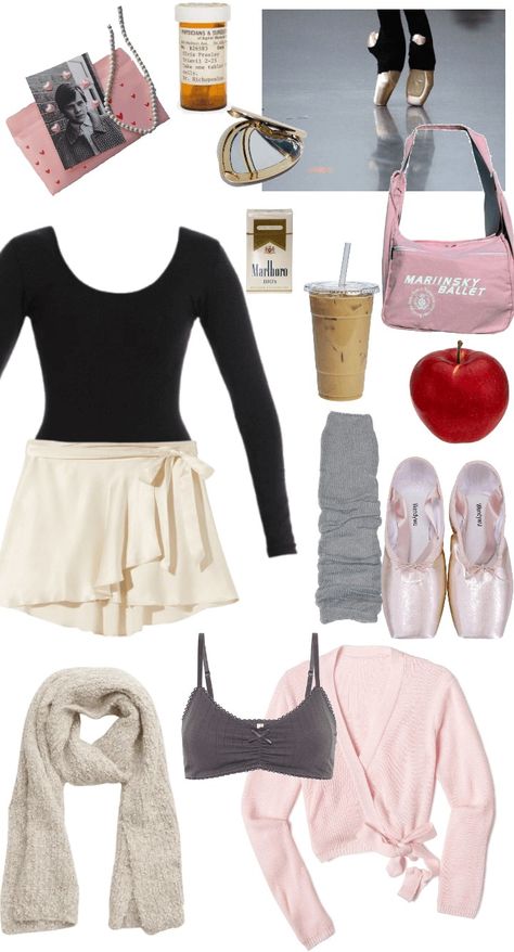 Ballet Fashion Aesthetic, Ballet Core Fashion, Ballerina Core Aesthetic Outfits, Ballet Core Aesthetic Outfits, Ballerina Core Outfit, Ballerina Outfit Aesthetic, Ballet Inspired Outfit, Ballet Aesthetic Outfit, Black Swan Outfit