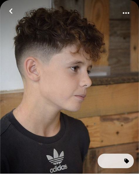 Boys Haircuts Curly Hair, Boys Curly Haircuts, Boys Fade Haircut, Fade Haircut Curly Hair, Curly Crop, Boy Haircuts Short, Curly Hair Fade, Crop Haircut