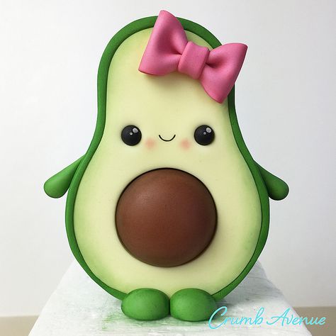 Crumb Avenue - Easy to follow cake topper tutorials | Tutorials | Cute Avocado Fiesta 1st Birthday, Avocado Cake, Cake Topper Tutorial, Cute Avocado, 1st Birthday Decorations, High Chair Banner, Birthday Decorations, Cake Topper, High Chair