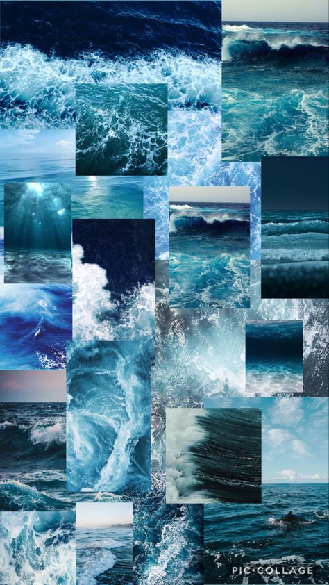 a ocean wave aesthetic collage for a phone background. Ocean Wave Aesthetic, Wave Aesthetic, Wallpaper Iphone Tumblr, Phone Background, Ocean Wave, Aesthetic Collage, Wallpapers, Collage, Tumblr