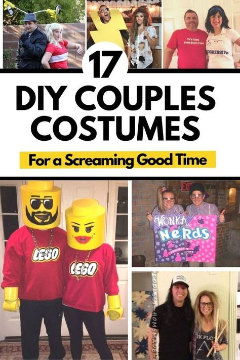 Looking for unique Halloween costumes for couples? Check out these creative DIY costumes, from funny to scary! Unique Halloween Costumes For Couples, Diy Couples Halloween Costumes, Couples Halloween Costumes Creative, Diy Craft Ideas For Kids, Couple Halloween Costume, Halloween Costumes Diy Couples, Couples Halloween Costumes, Diy Couples Costumes, Best Couples Costumes