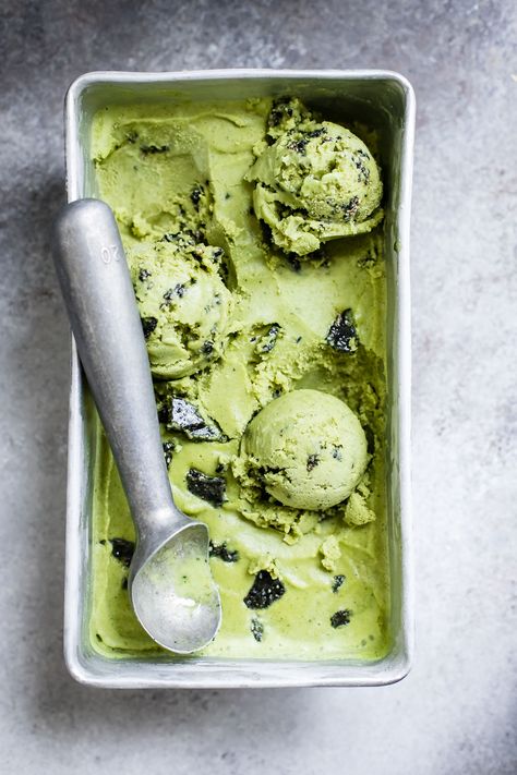 ★ @M o s t l y M a y a ★ Sesame Brittle, Coconut Matcha, Matcha Ice Cream, Matcha Recipe, Desserts Vegan, Healthy Ice Cream, Ice Cream Popsicles, Popsicle Recipes, Vegan Ice Cream