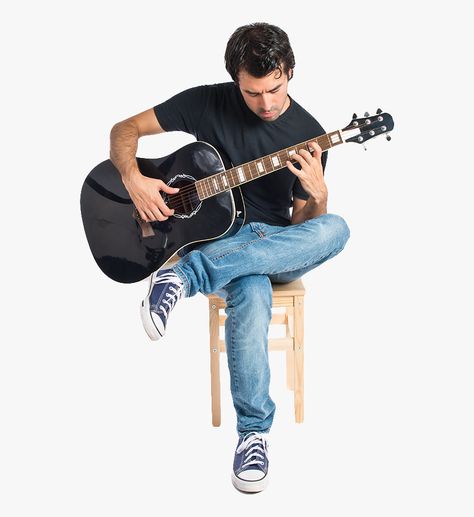 Man With Guitar, Man Background, Guitar Png, Man Playing Guitar, Male Art Reference, Guitar Drawing, 4k Wallpaper Iphone, Painted Coffee Mugs, Anatomy Poses