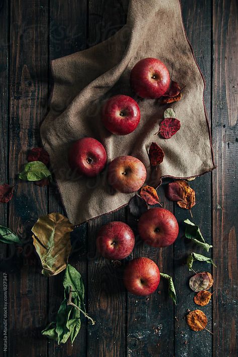 Fresh fruit Download this high-resolution stock photo by NATAŠA MANDIĆ from Stocksy United. Dark Food Photography, Food Photography Inspiration, Fruit Photography, Fall Feels, Autumn Aesthetic, Beautiful Food, Autumn Inspiration, Fall Thanksgiving, Still Life Photography